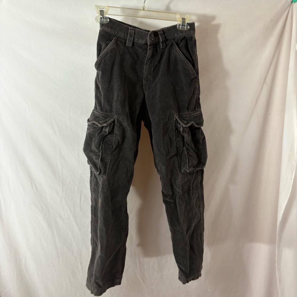 Vintage GAP Kids Dark Gray Cargo cordoroy Pants